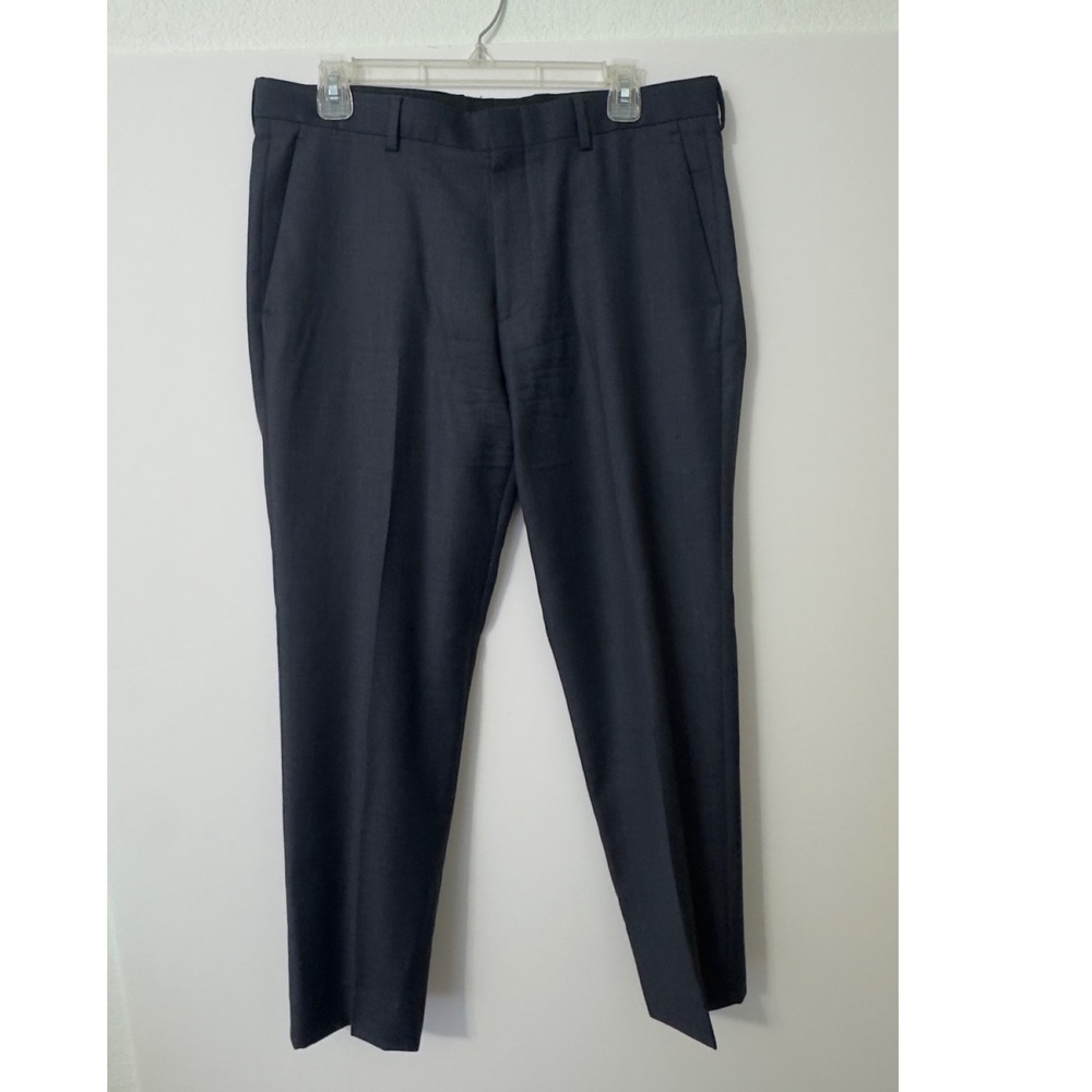 J.Crew Ludlow SL Dress‎ Pants Mens 32 Charcoal Grey Italian Wool Professional